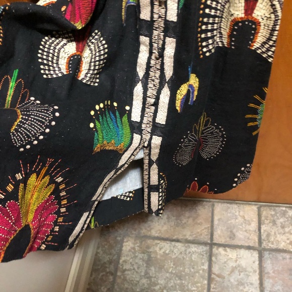 Colorful Patterned Long Farm Rio Dress - Picture 9 of 10